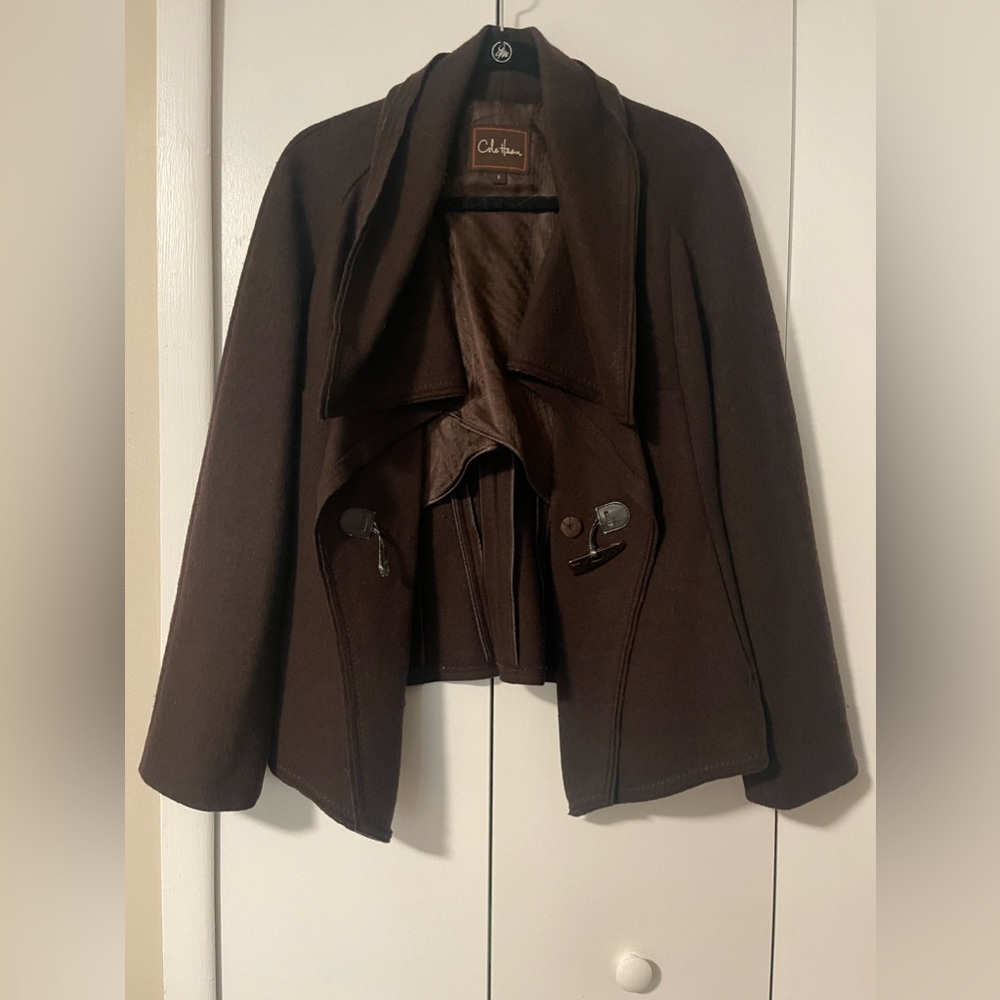 Cole Haan drape sweater blazer